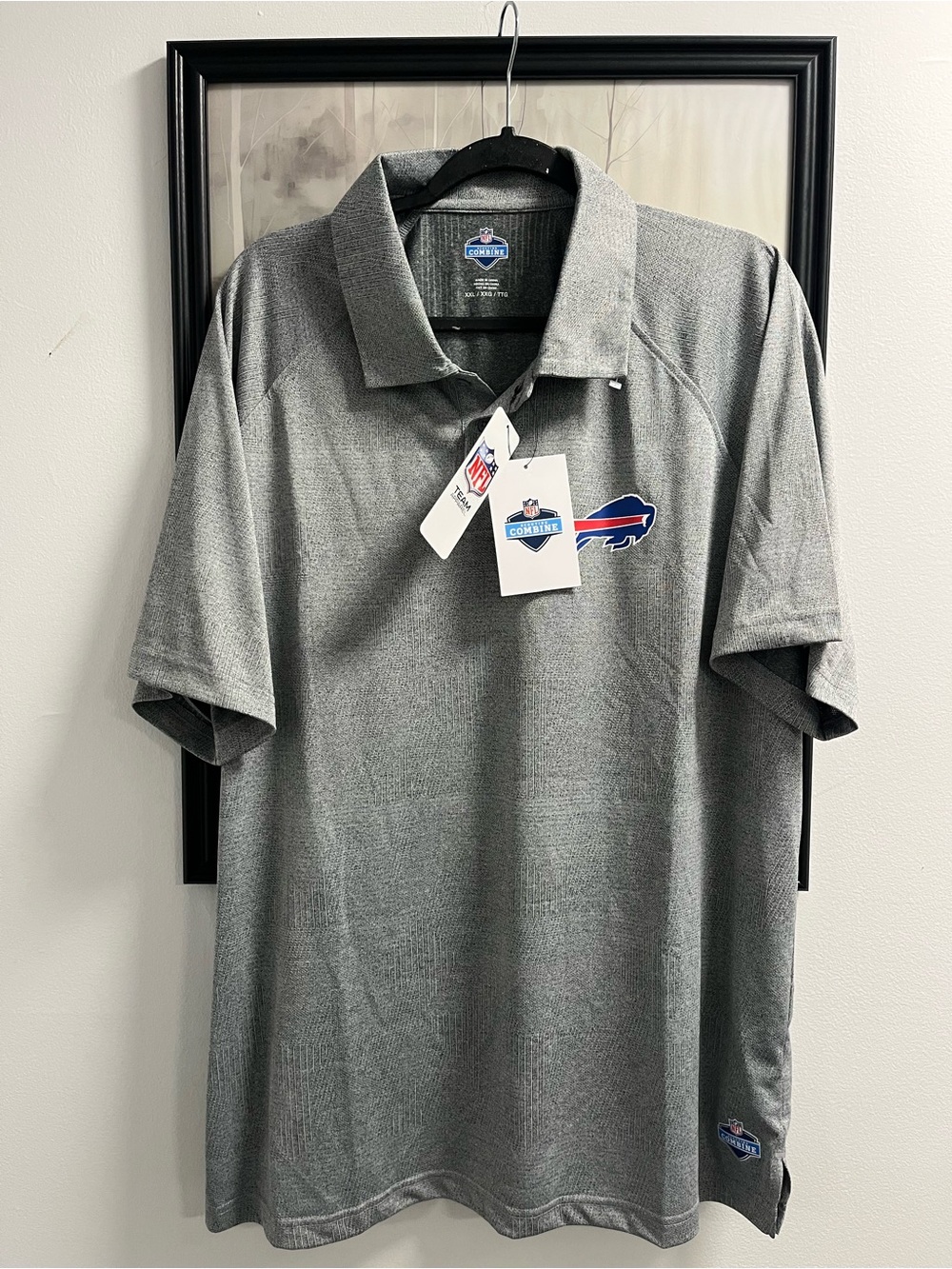 NFL Gray Buffalo Bills Polo Shirt’s